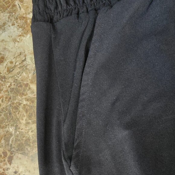 Lane Bryant Black Pull On Wide Leg Capri With Pockets 26/28 Elastic Waist - Picture 5 of 5